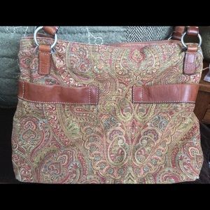 FOSSIL paisley purse